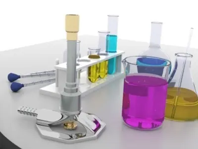 Chemistry Lab Equipment 3D model