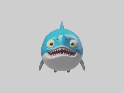 Babyshark Model 1 Low-poly 3D model