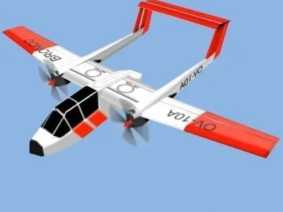 plane2 toy airplane flying 3D model