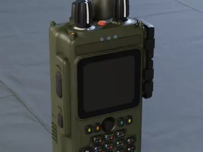 Military Walky Talky Game Asset - Lowpoly Low-poly 3D model