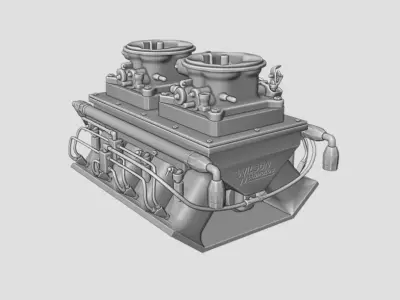 Wilson Intake Manifold 3D model