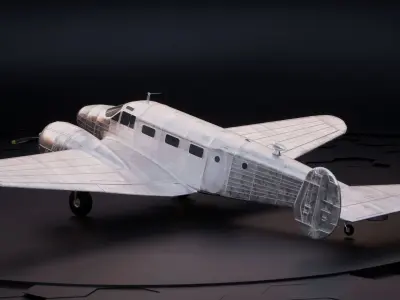 Beechcraft Model 18 3D model