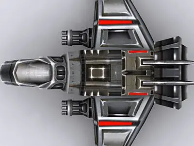 Sci-Fi Airspace pack Low-poly 3D model