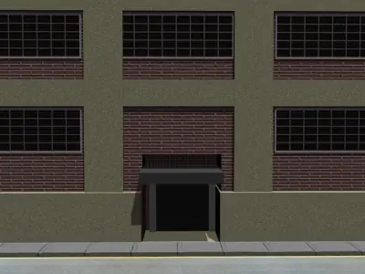 Variety Printing Company Building Low-poly 3D model