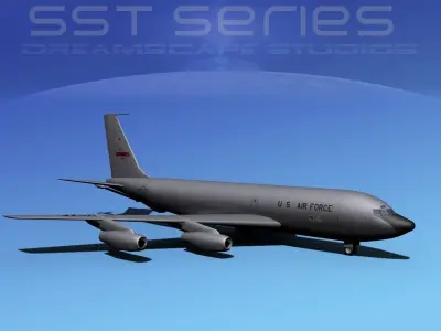 Boeing KC-135E Stratotanker LPSS V01 3D model