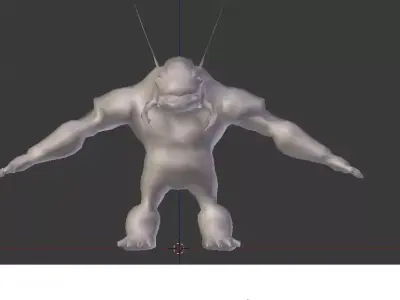 Umber Hulk Low-poly 3D model