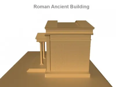 Roman Ancient Building 3D model