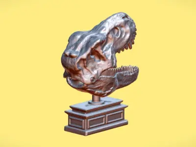 T-REX SKULL TOY - 3D SCAN Free 3D model