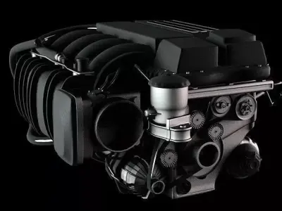 Car Engine 2 3D model
