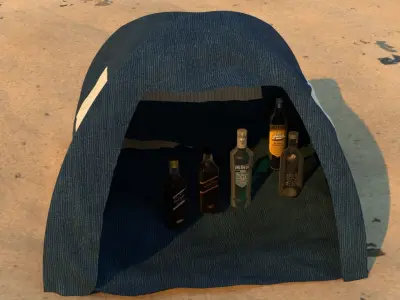 Tropical Beach 3D model