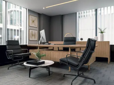 Office polat Low-poly 3D model