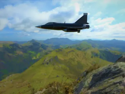 JF 17 Free low-poly 3D model