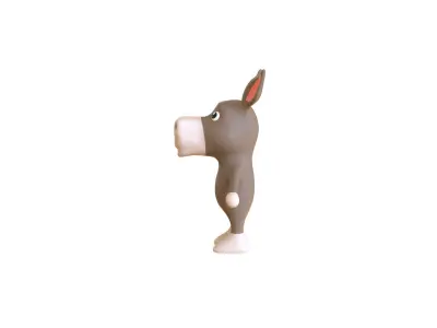 High-Quality 3D Cute Donkey for Games Low-poly 3D model