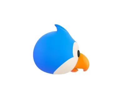 Prop125 Bird Head 3D model