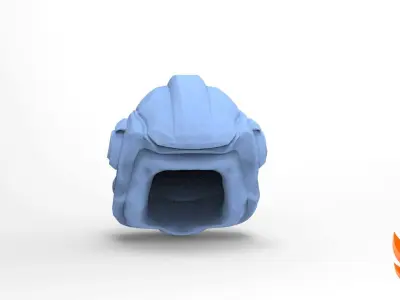 Spacemarine Helmet 3D model