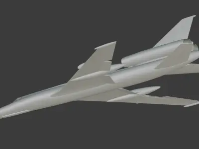 tu-22 3D print model