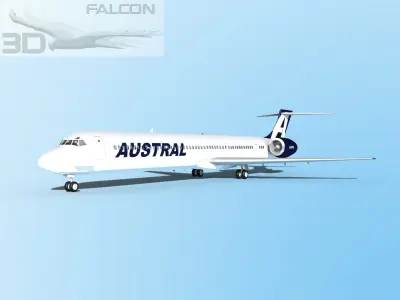 Falcon3D MD 80 Austral 3D model