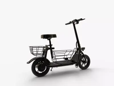 Powered Motor Scooters 3D model