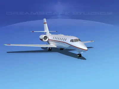 Cessna 680 Citation Sovereign V05 3D model