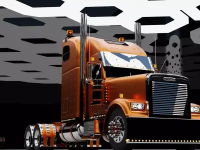 Freightliner Classic XL 3D model 3D model