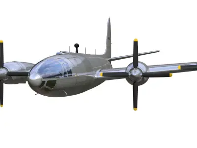 Republic XF-12 Rainbow 3D model