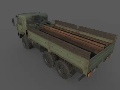 kamaz 5350 3D model