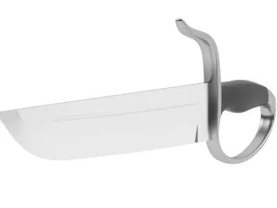 Butterfly Sword 04 3D model