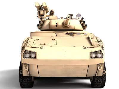 Armored Personnel Carrier Suricate Rigged Apc 3D Model  3D model