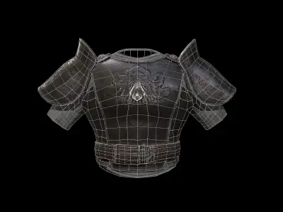 Medieval Armor - PBR Low-poly 3D model