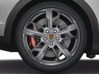 Porsche Taycan Cross Turismo 2022 wheel 3D model