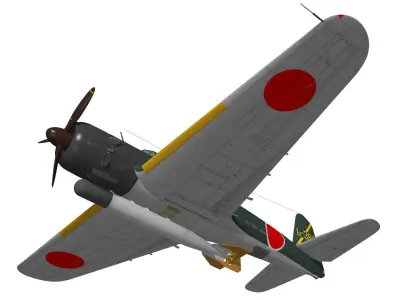 Nakajima B6N2 Tenzan Type12 3D model