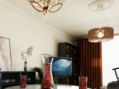 Vintage Restaurant French 3D model