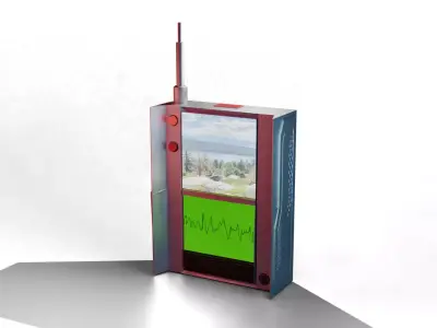 Communication Device Free low-poly 3D model