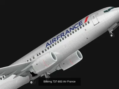 Pack 737-800 liverys 3D Model Collection