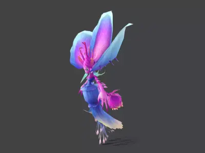 Flower Fairy Low-poly 3D model purchase