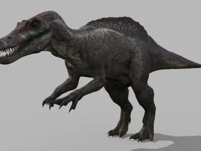 Suchomimus Tenerensis - 8K animated 3D model