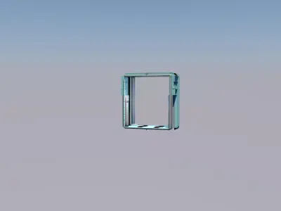 Sci Fi Corridor 3D model 182