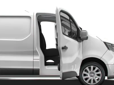 Renault Trafic Van L2H1 HQInterior 2024 UKspec 3D model