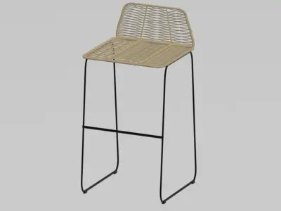 CHAIR BAR STEFANO 3D model