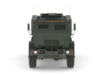 M142 High Mobility Artillery Rocket System HIMARS PBR Texture 3D model