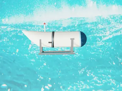 Titan Free low-poly 3D model