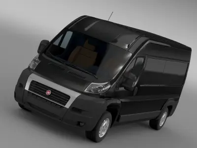 Fiat Ducato Maxi Van L3H2 2006-2014 3D model