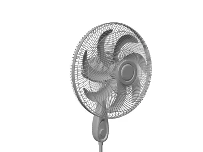 Standing fan Free low-poly 3D model