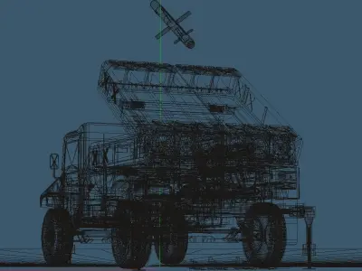 JGSDF type96 SAM system 3D model