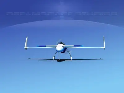 Rutan Long-EZ V01 3D model