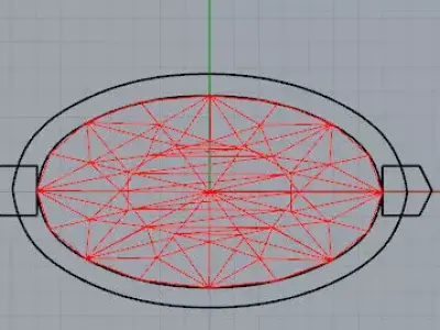 Esercizio Castone Ovale Free 3D model