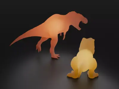 Indirect Lighting for Tyrannosaurus 3D model