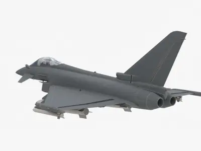 8K EF-2000 Low-poly 3D model