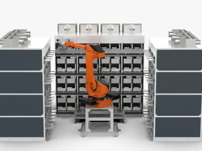 Automatic Main Board Testing Machine 3D model