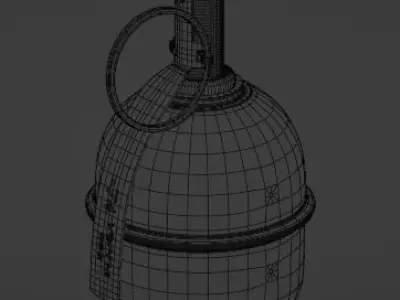 RGD-5 soviet hand grenade Free 3D model